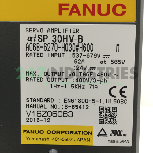 A06B-6270-H030#H600 Fanuc Image 4