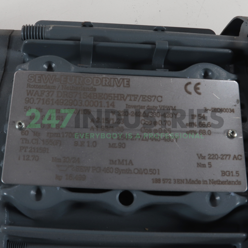 WAF37/DRS71S4BE05HRTF SEW-EURODRIVE Image 2
