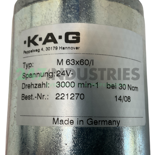 M63X60/I-24V-3000-30 Kahlig Antriebstechnik Image 3