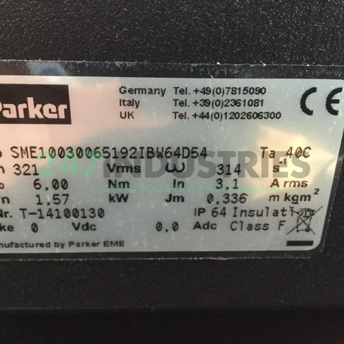 SME10030065192IBW64D5 Parker Image 4