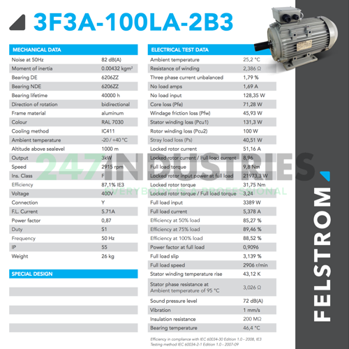 3F3A-100LA-2B3 Felstrom Image 5