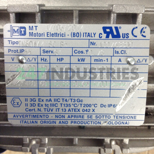 TN80A/4-SC-B5 MT Motori Elettrici Image 2