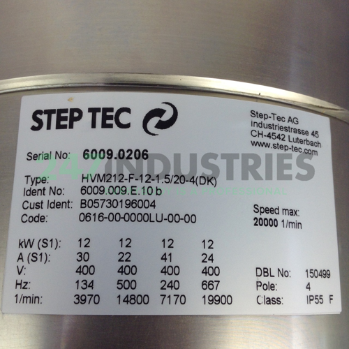 6009.009.E.10B Step Tec Spindles Image 2