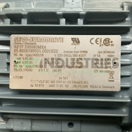 RF37DRN80MK4 SEW-EURODRIVE Image 4