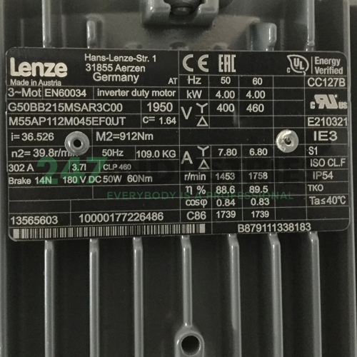 G50BB215MSAR3C00M55AP112M045EF0UT Lenze Image 4