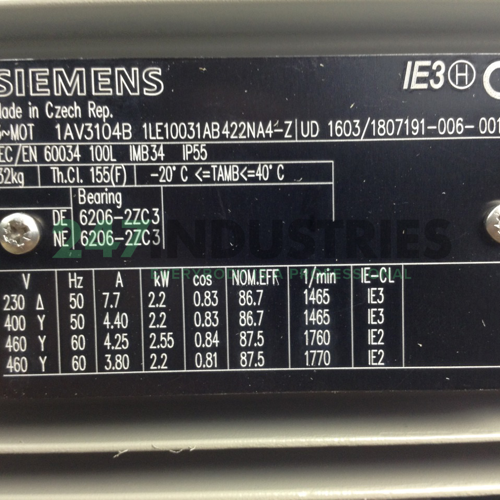 1LE1003-1AB42-2NA4 Siemens Image 2