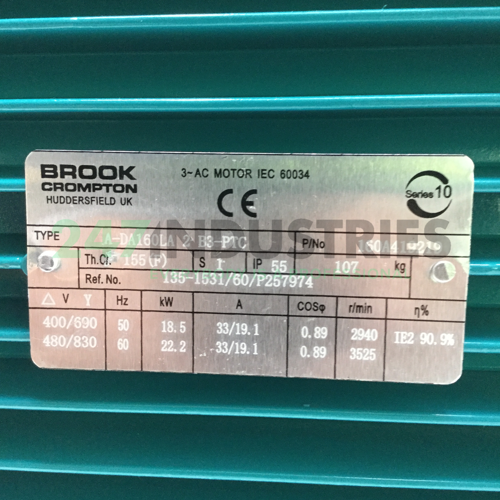 A-DA160LA2B3-PTC Brook Crompton Image 4