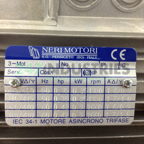T71A4B14 Neri Motori Image 2