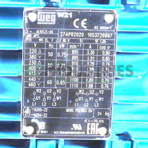 0.75K31AL190S/L6B3 WEG Image 4