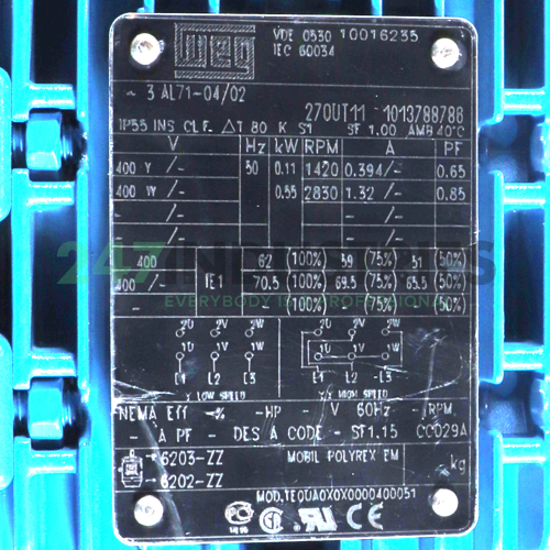 0.55K32AL1714/2B3 WEG Image 4