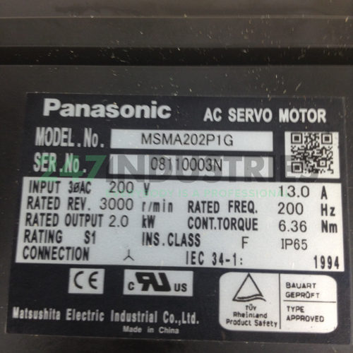 MSMA202P1G Panasonic Image 2