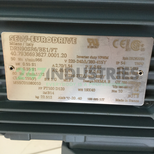 DRN90SR6/BE1/FT SEW-EURODRIVE Image 4