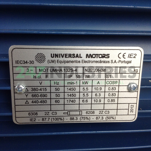 UMHA132S-4B3 Universal Motors Image 2