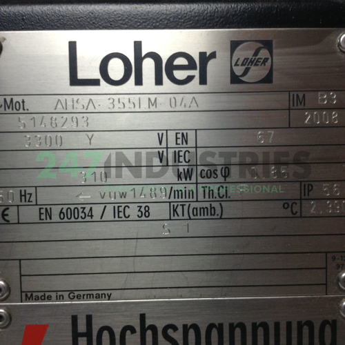 AHSA-355LM-04AB3 Loher Image 2