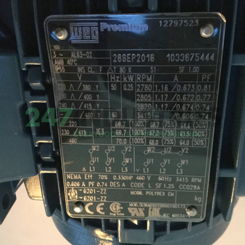 0.25K31AL3632B3 WEG Image 4