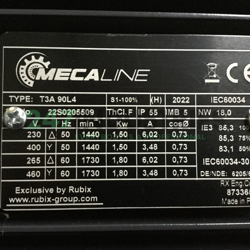 T3A90L4-B5 Mecaline Image 4