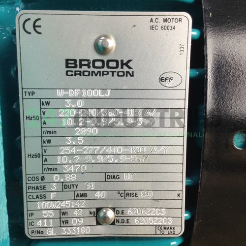 W-DF100LJ-B3 Brook Crompton Image 2