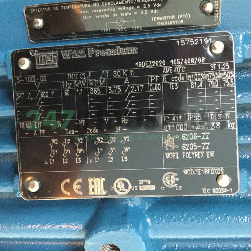 1.1K35CI3100L8B35 WEG Image 4