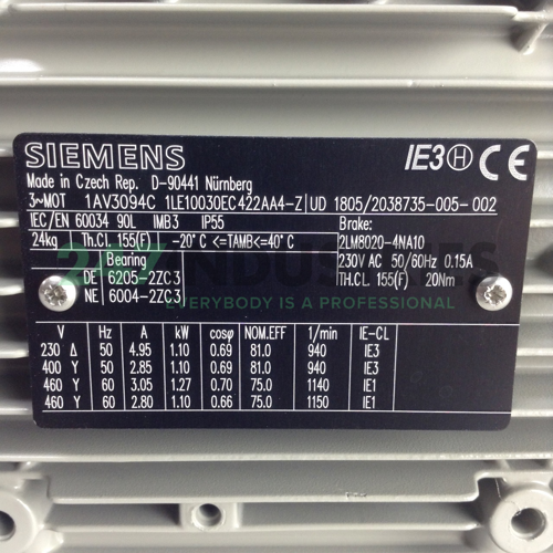 1LE1003-0EC42-2AA4-Z Siemens Image 2