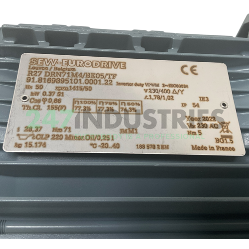 R27DRN71M4/BE05/TF SEW-EURODRIVE Image 4