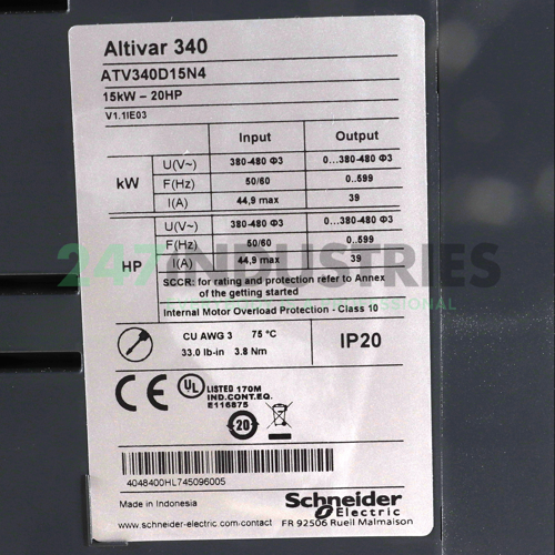 ATV340D15N4 Schneider Electric Image 3