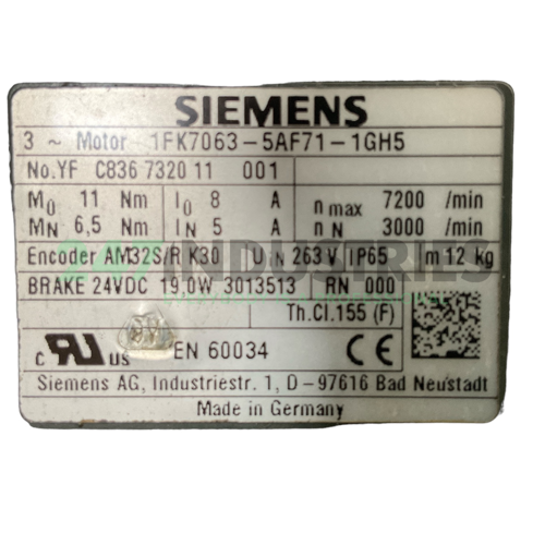 1FK7063-5AF71-1GH5 Siemens Image 4