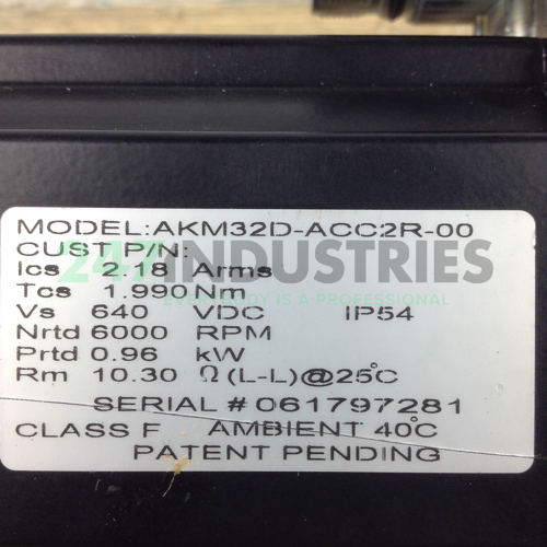 AKM32D-ACC2R-00 Kollmorgen Image 2