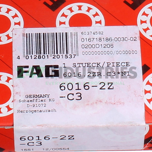 6016-2Z-C3 FAG Image 5