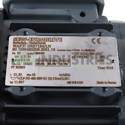 WAF37/DRS71S4LN SEW-EURODRIVE Image 2