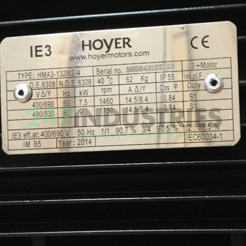 HMA3-132M2-4-B5 Hoyer Image 4