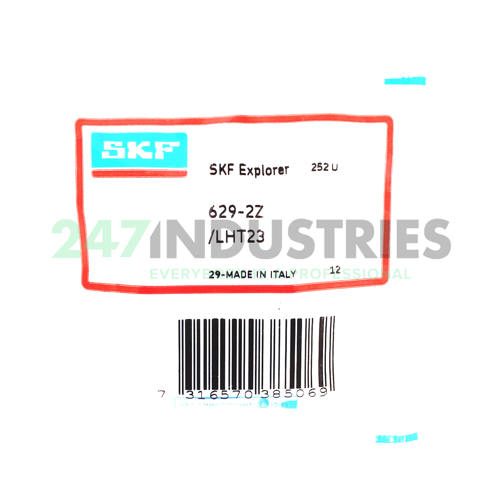 629-2Z/LHT23 SKF Image 3