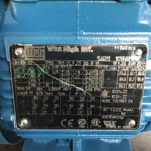 0.25K31CI0632B3 WEG Image 4