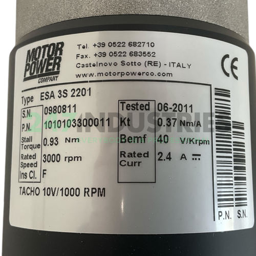 ESA 3S 2201 Motor Power Company Image 4