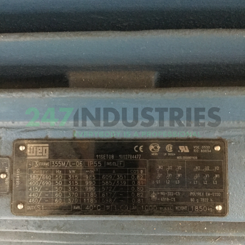 315K32CI0355M/L6B3 WEG Image 4