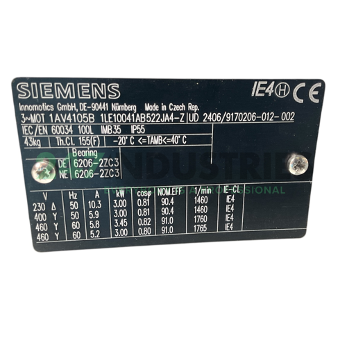 1LE1004-1AB52-2JA4-Z Siemens Image 4