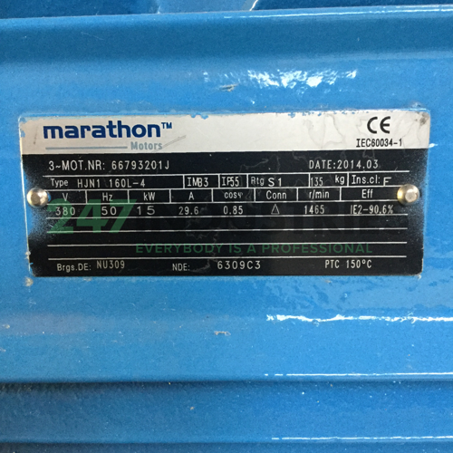 HJN1160L4-B3 Marathon Electric Image 4