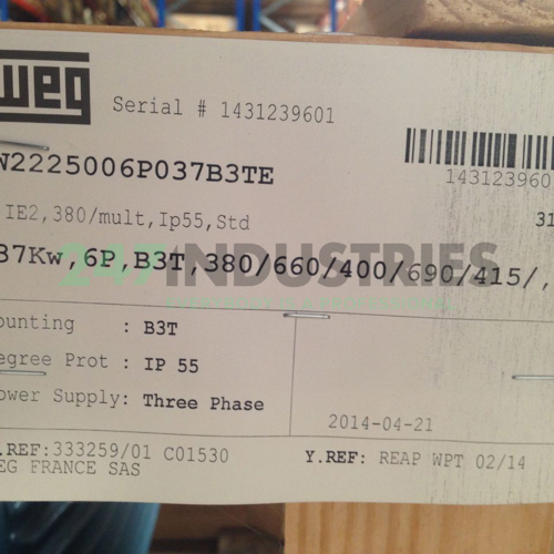 37K32CI2250S/M6B3 WEG Image 3