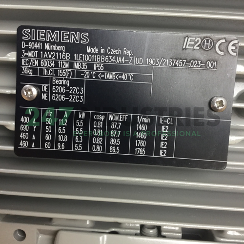 1LE1001-1BB63-4JA4-Z Siemens Image 2