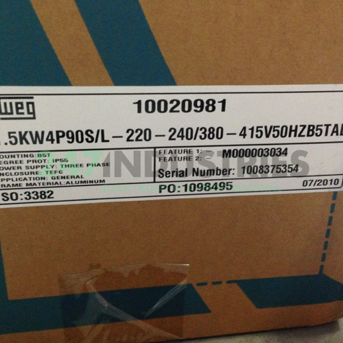 1.5K31AL190S/L4B5 WEG Image 4