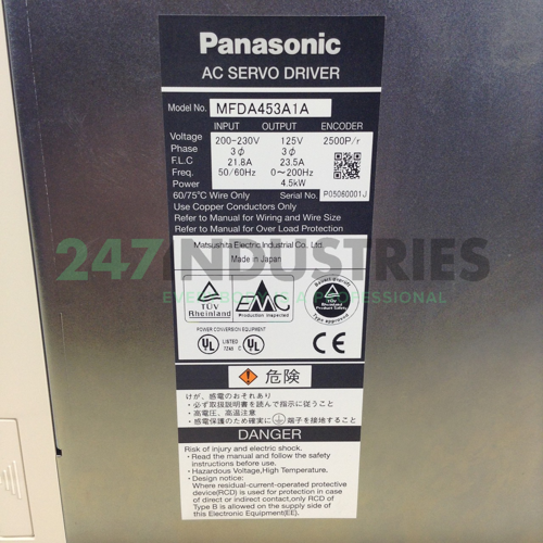 MFDA453A1A Panasonic Image 2