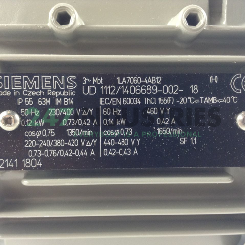 1LA7060-4AB12 Siemens Image 2
