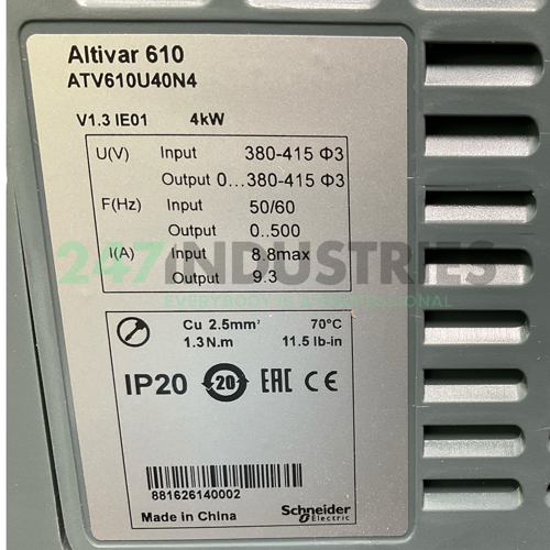 ATV610U40N4 Schneider Electric Image 4