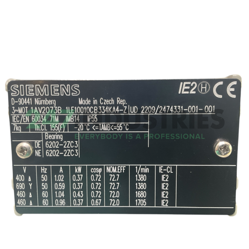 1LE1001-0CB33-4KA4-Z Siemens Image 4