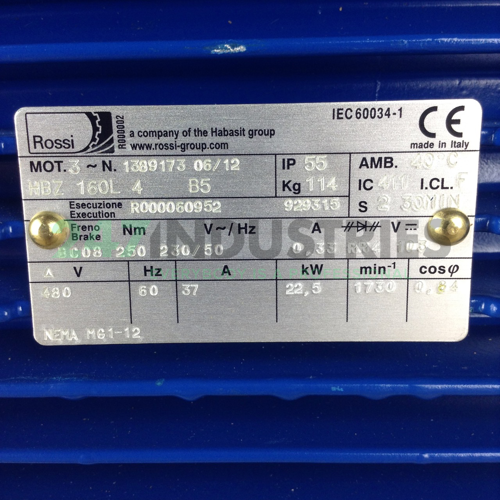 HBZ160L448060B5 Rossi Image 2