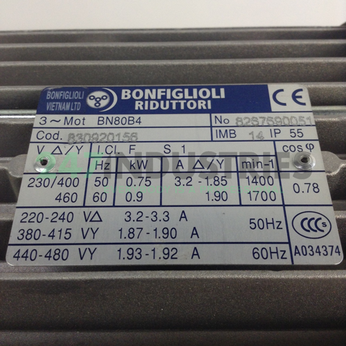 BN80B4B14 Bonfiglioli Image 3