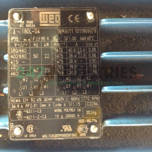 22K32CI21804B5 WEG Image 2