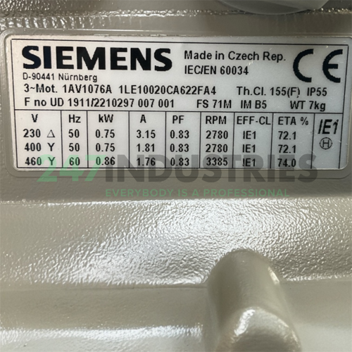 1LE1002-0CA62-2FA4 Siemens Image 4