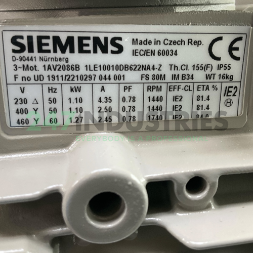 1LE1001-0DB62-2NA4-Z Siemens Image 4