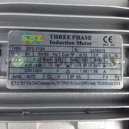 SP27124B5 SPZ Motori Elettrici Image 2
