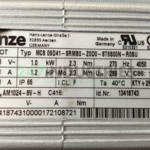 GKR04-2SHBR09DC41 Lenze Image 3